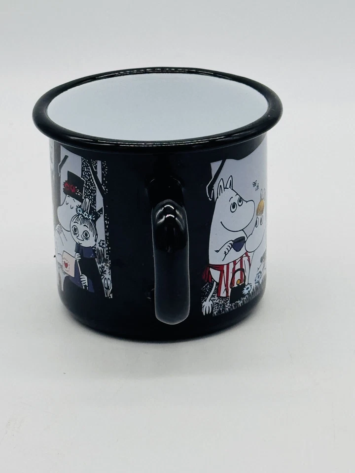 Muurla Moomin Picnic Enamel Coffee Cup Retired Tove Jansson 12 oz - Image 4 of 4