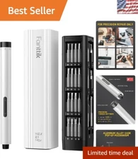 Rechargeable Mini Electric Screwdriver Set with Lightweight Magnetic Storage