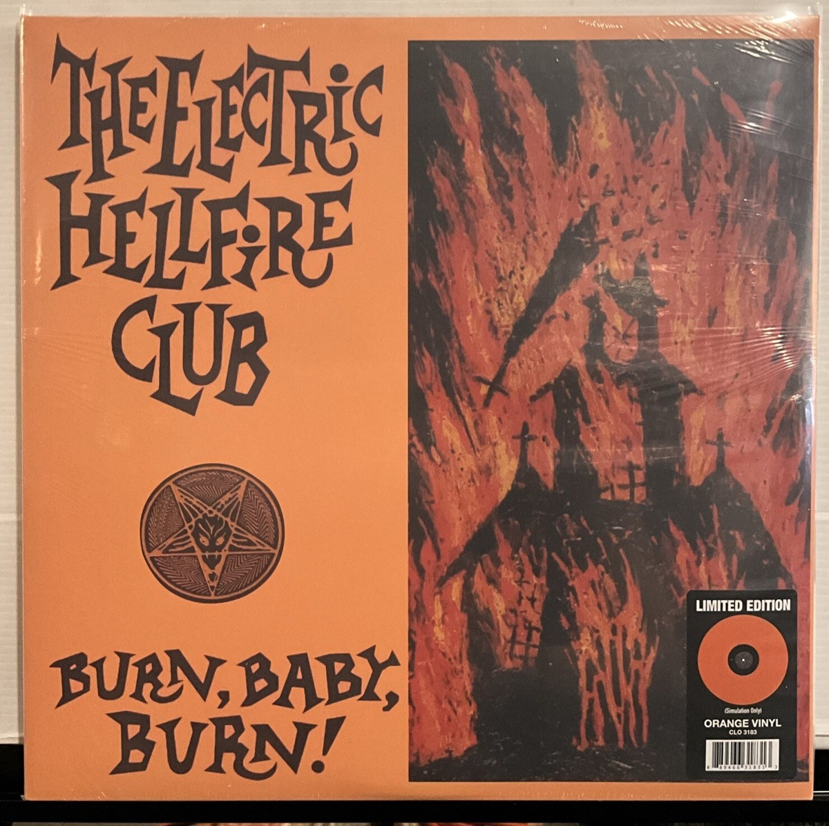 Electric Hellfire Club - Burn Baby Burn LP 2022 Cleopatra – Clo