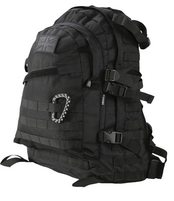 black combat backpack
