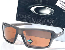 NEW Oakley CABLES Matte Grey Smoke PRIZM Tungsten Lens Sunglass 9129-15
