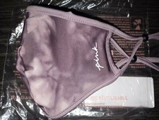 NEW Victoria Secret pink REUSABLE Washable tye dye logo Face MAsk