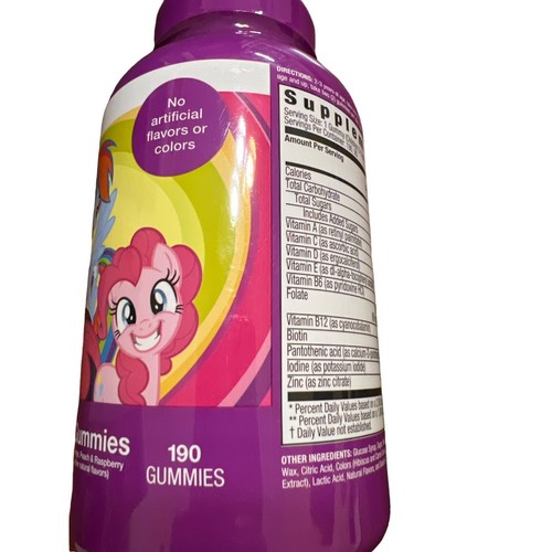 CVS Health My Little Pony Children's Multivitamin Gummies 190 Count Exp 4/25 - Picture 2 of 4