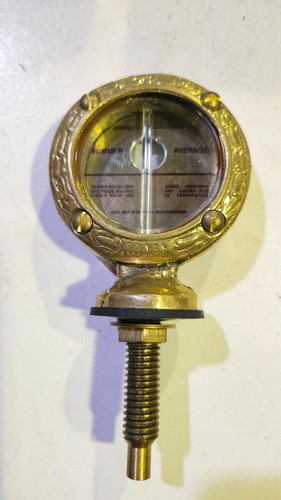 Ford Bronze Motometer. Made of bronze. It's a replica and doesn't work. - Picture 2 of 5