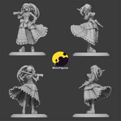 Tokisaki Kurumi 3D Printing Unassembled Unpainted Model Kits Resin