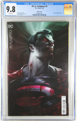 DC vs. VAMPIRES #3 (FRANCESCO MATTINA VARIANT) COMIC BOOK ~ CGC 9.8 NM/M