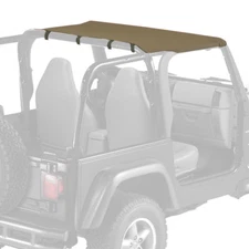 Jeep Sun Top for 97-06 Wrangler TJ in Sandalwood Sailcloth