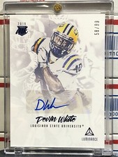 2019 PANINI LUMINANCE DEVIN WHITE ROOKIE INK, #RI-DWH, AUTO, BLUE SERIAL #58/99