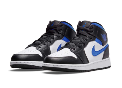 jordan 1 mid white black royal blue