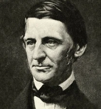 Ralph Waldo Emerson Portrait POSTER Drawing Reprint American Philosopher Writer