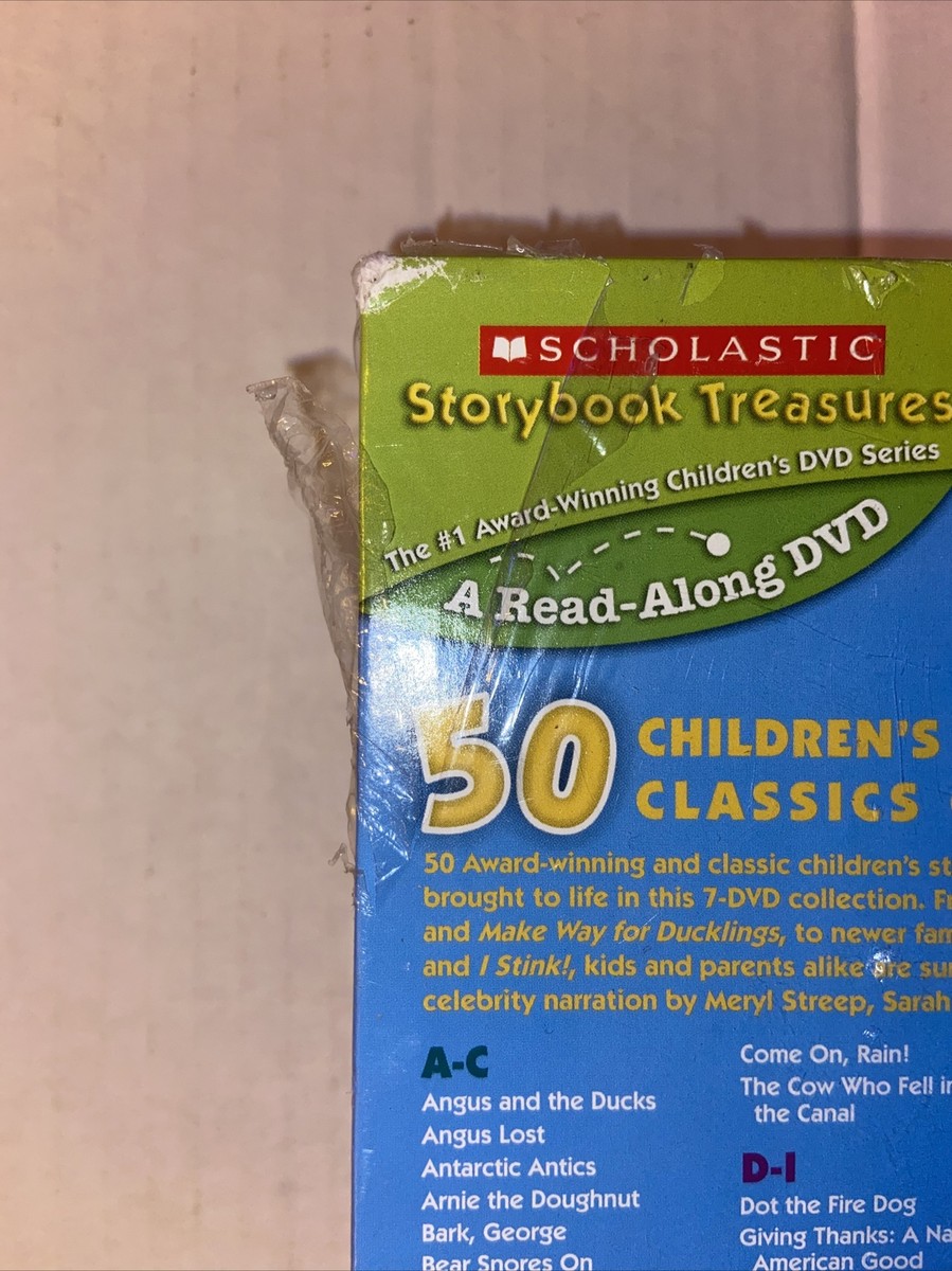 Scholastic Storybook Treasures 7 DVD Set Of 50 Storybook Classics