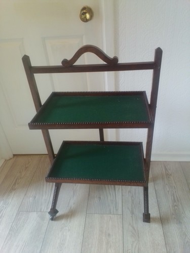 Antique Art Deco Mahogany Cake Stand/Etagere