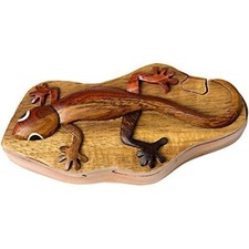 Handcrafted Wooden Puzzle Box with secret compartment