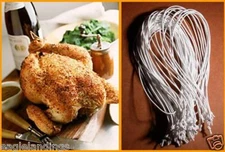 50 7" Elastic Rotisserie Oven Cooking rubber Bands Ties for Ronco or Showtime  