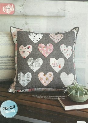E0780  SCRAPPY HEART PILLOW UILT PATTERN/INSTRUCTIONS