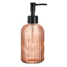 Soap Dispenser - 13.5Oz with Black Bathroom Kitchen Pump Orange