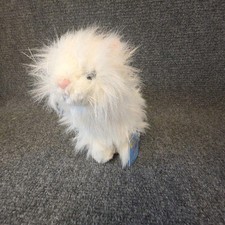 Webkinz GANZ Persian Cat Plush Small White Stuffed Animal Toy W/ Tag Code