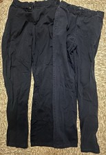 Lot Of 2 The Children  s Place Boys Size 16 Navy Uniform Skinny/Husky Pants  