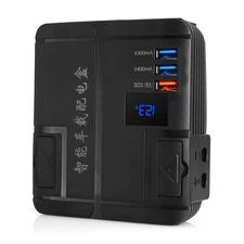 Car Cigarette Lighter Socket Splitter Port Charger Power Adapter TR12 4USB 3Way