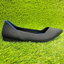 Rothy's The Point Womens Size 7 Black Blue Casual Classic Slip On Ballet Flats