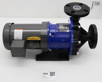 38408 BALDOR Industriemotor 1HP Mit IWAKI Magnetpumpe MX-401RV6U-S (Neu) VM3545