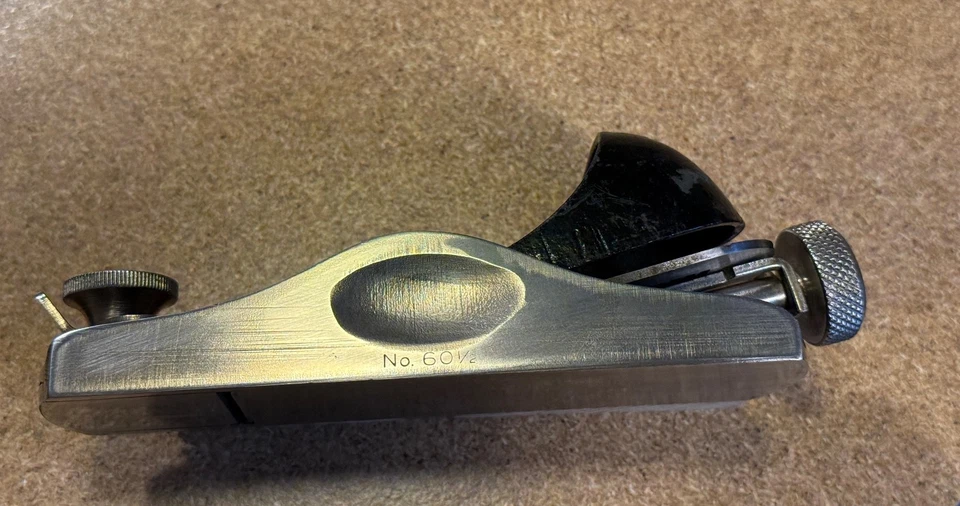 Vintage Stanley No.60 1/2 Block Plane With Perfect Condition Made In England - Image 4 of 4