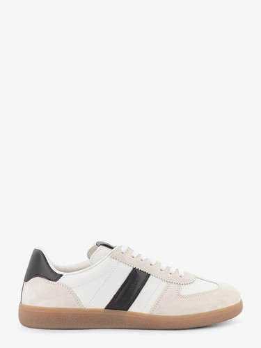 TOM FORD White Archer Suede & Leather Sneakers New & Authentic
