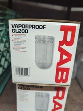 1pc Rab GL200 200W Clear Vaporproof Glass Globe Nib