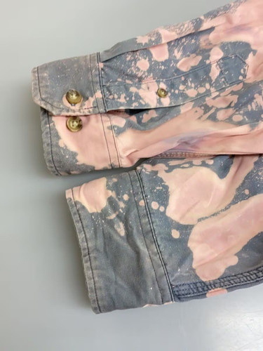 Carhartt bielona koszula z długim rękawem, XL, bawełna, różowa - Zdjęcie 4 z 5