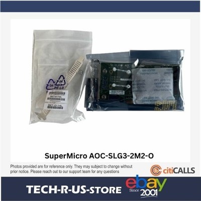Supermicro AOC-SLG3-2M2-O Accessory PCIe Add-On Card for up to two NVMe SSDs