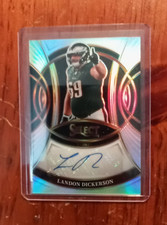 Panini 2023 Select Landon Dickerson Signatures Prizm SP-LDN Eagles Autograph