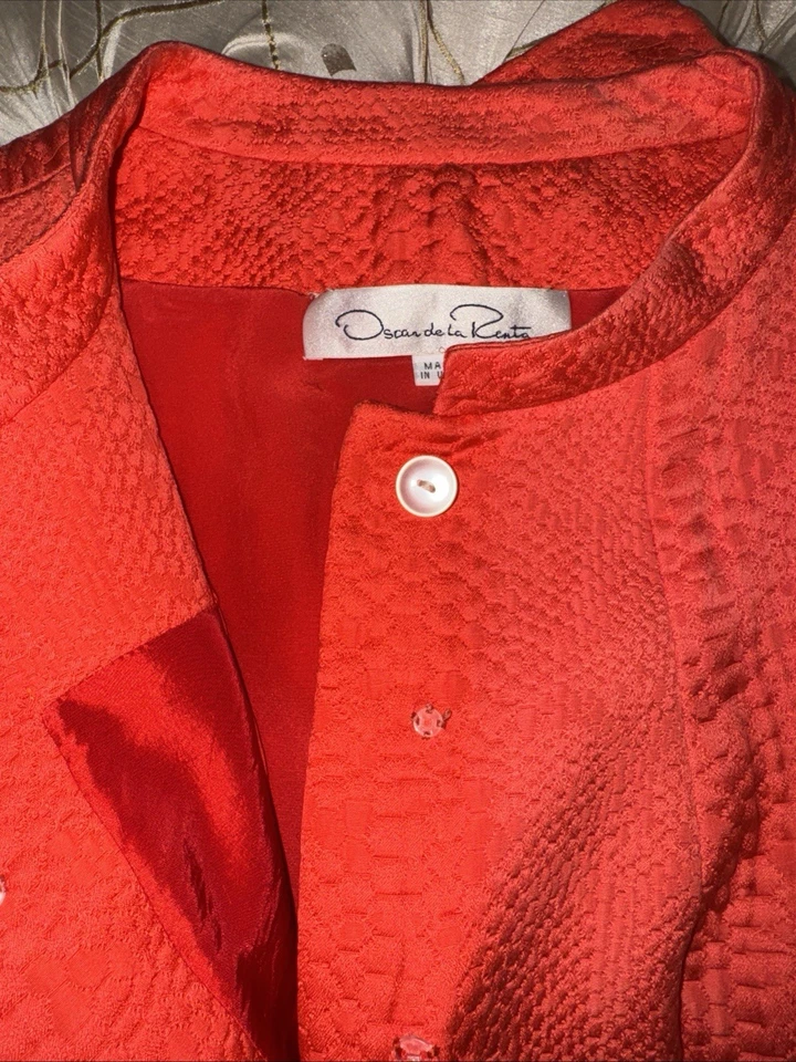 Vintage Oscar De La Renta skirt suit “Jackie- O Trump approved” size M - Image 4 of 4