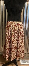 Vintage Radcliff by Sag Harbor Sz XL Skirt Button Up Flare Floral Career Retro