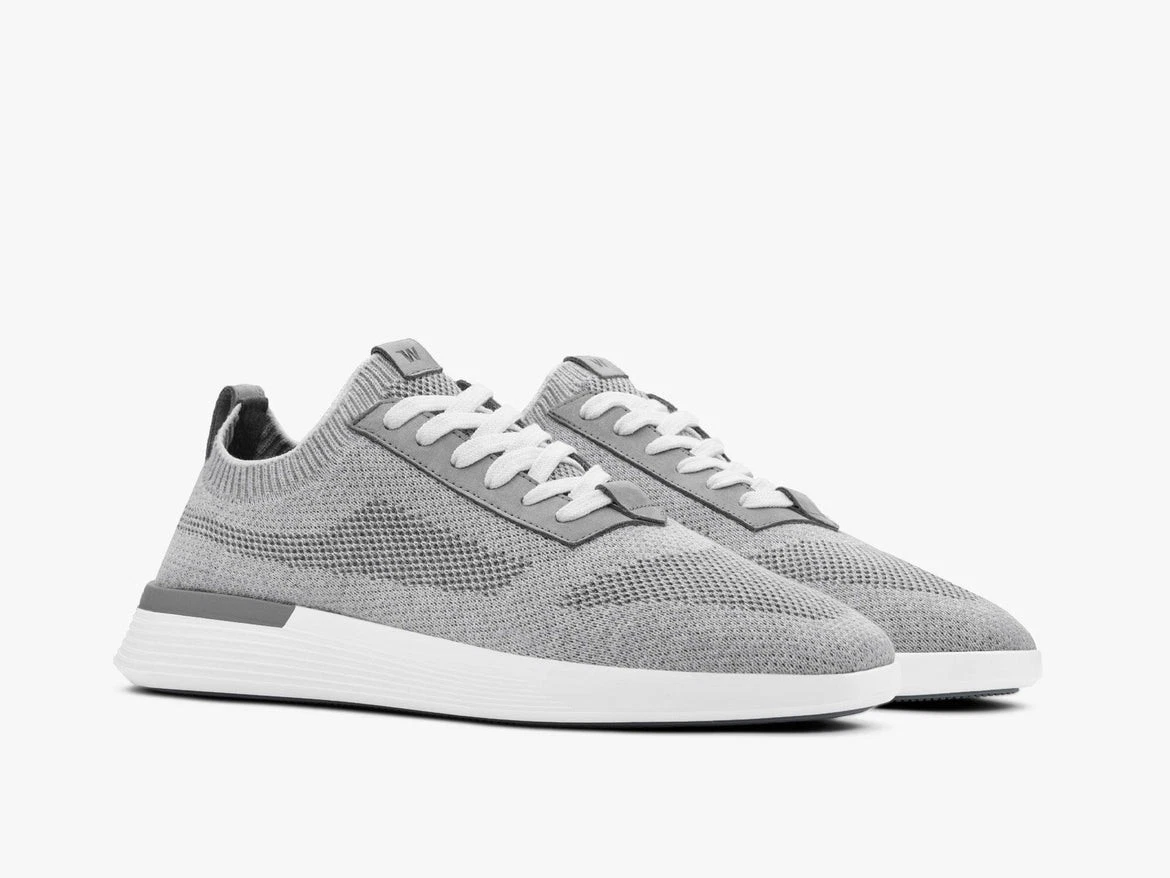 ✨Nouvelles Baskets Confort Homme Wolf and Shepherd Supreme Knit Trainer Gris Taille 8M US