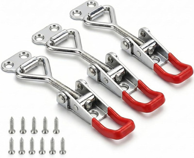3 Pcs Adjustable Toggle Latch 4001, Quick Release Hand Tool Toggle Clamp 220Lbs