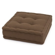 Fleece Armchair Booster Cushion Square Seat Pad Dining Chair Thick Firm Cushion