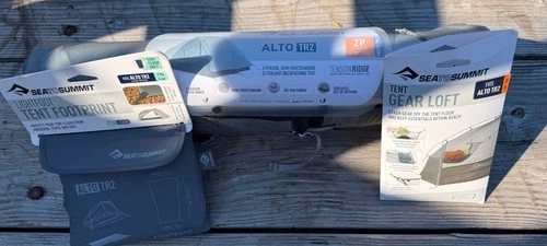 Sea to Summit Alto TR2 Ultralight Backpacking Tent 2P+Footprint +Gear Loft [Set]