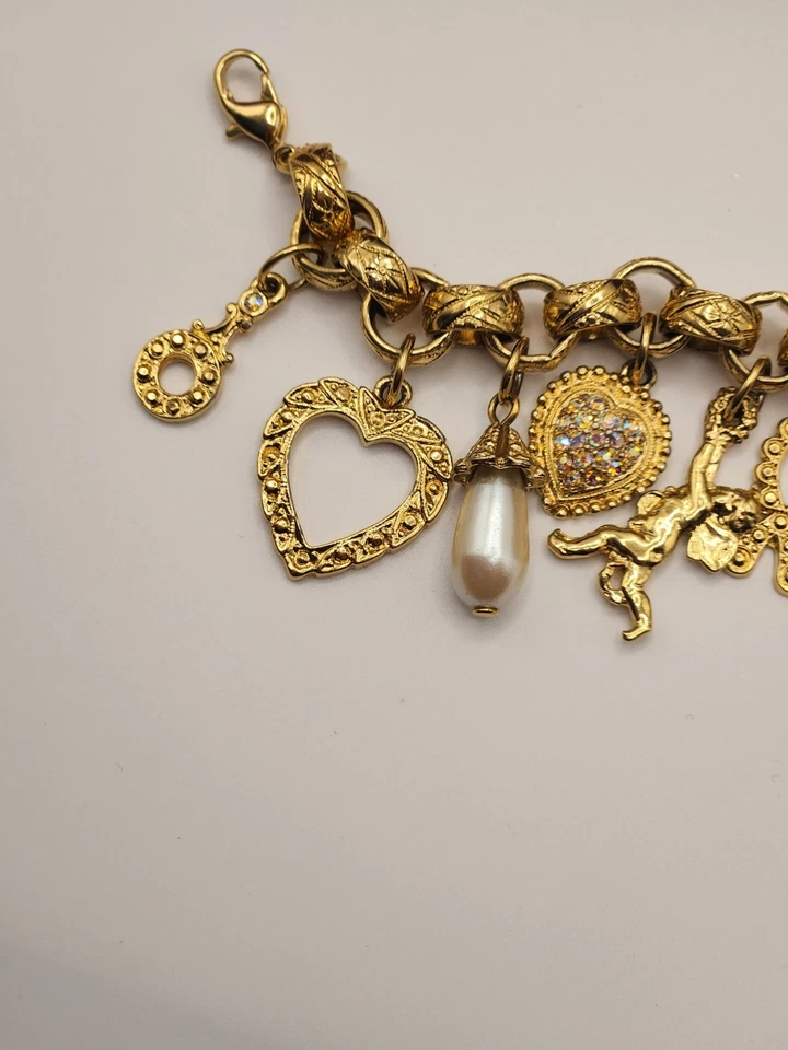 "Brazalete Kirks Folly Midsummer Night's Dream tono dorado 7,5""" Foto 4 de 4