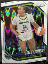 2025 Panini Prizm WNBA #43 Haley Jones White Seismic Prizm - Dallas Wings