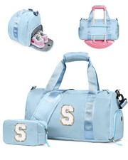 Presents For Girls-Girl Gym Bag with Shoe Compartment, Kid Personalized Weeke...