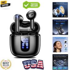 Wireless Earbuds, Bluetooth Headphones with Deep Bass Stereo, 48H Playback Ea...