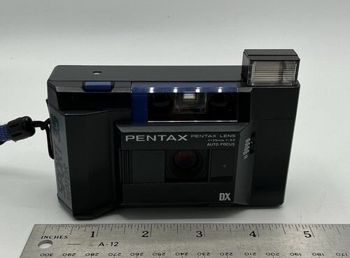 Vtg Pentax Sport 35 Motor DX 35mm Film Camera w/Film, Batteries, Manual & Box - Picture 2 of 17