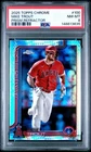 2025 Topps Chrome Baseball Mike Trout - PRISM REFRACTOR- PSA 8