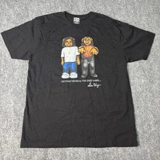 TDL The Dirt Label Men’s Large Outkast Big Boi & Andre 3000 Rap T Shirt Black