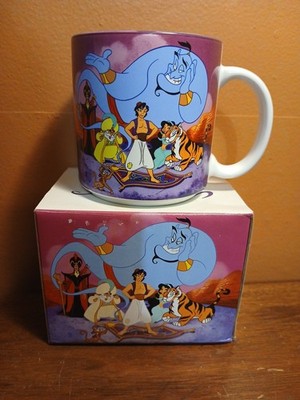Vintage Walt Disney Classic Aladdin Coffee Cup Mug Made In Japan