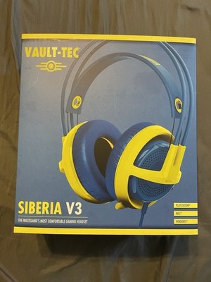 SteelSeries Siberia V3 Headset Fallout 4 Vault 111 Edition Vault Tec