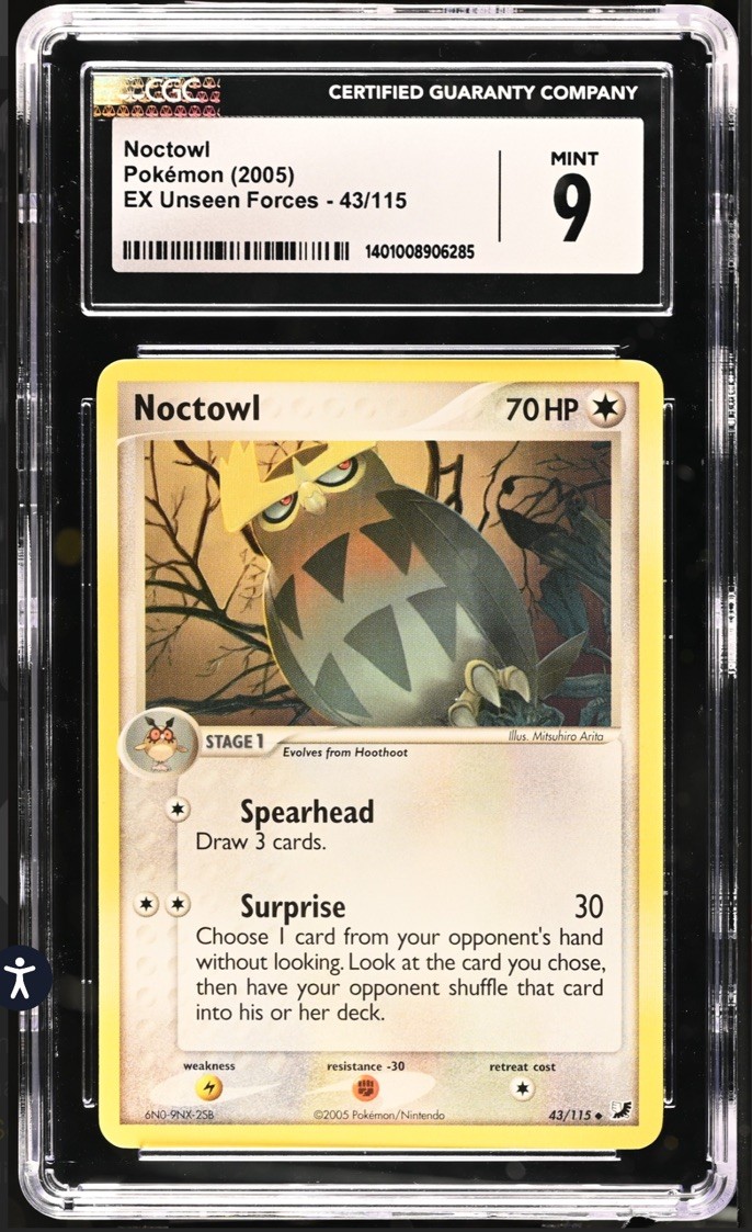 Noctowl 2005 Unseen Forces (CGC 9) 43/115