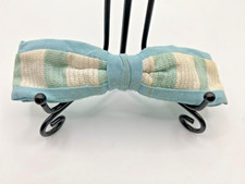 Vintage 40s/50's Unbranded Bowtie -Lt Blue/White - Tied Have MANY Combo Ship