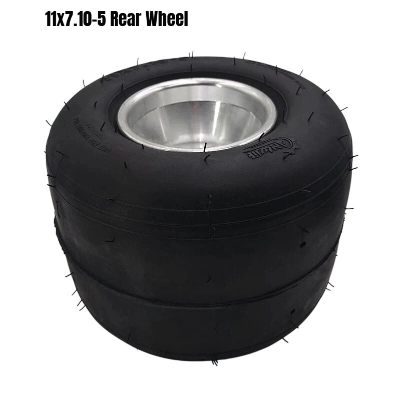 5" Go Kart Wheel Rim Tire Front or Rear 11x7.10-5 10x4.50-5 Racing Cart Trike
