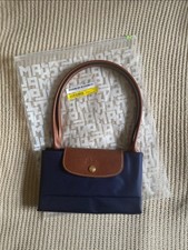 Longchamp Navy Blue Tote Bag Large Free Delivery UK